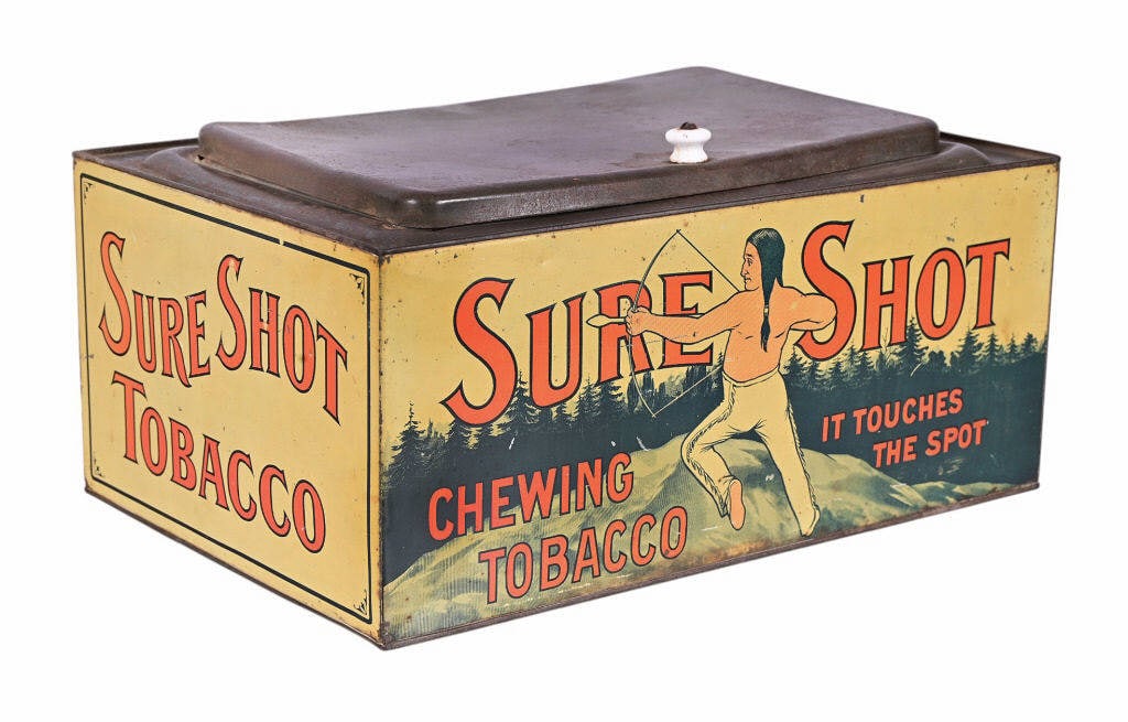 Sure Shot Chewing Tobacco Country Store Tin (1 of 9)