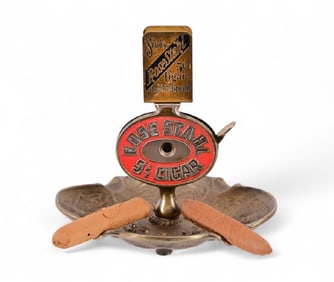 Rose Stahl Cigar Tip Cutter and Matchbox Holder