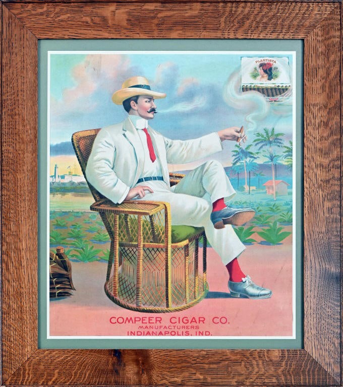 Compeer Cigar Co. Cardboard Sign (1 of 6)