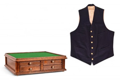 Saloon Bartender's Vest and Tools Cabinet