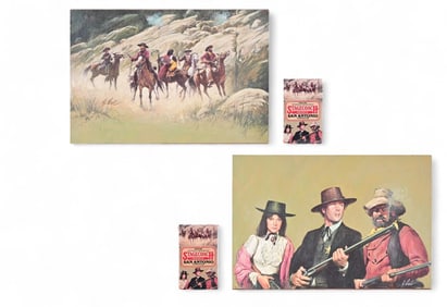 Two Stagecoach Station, San Antonio Guy Deel Paintings