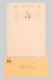 Annie Oakley's Stationary Letterhead & Envelope