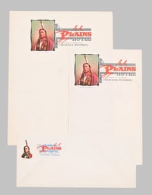 Historic Plains Hotel Letterhead And Stationery