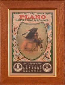 Plano Harvesting Machines 1905 Calendar