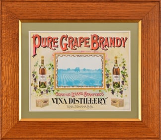 Pure Grape Brandy Vina Distillery Litho