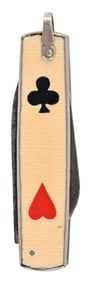 Vintage Gambler's Pocket Knife