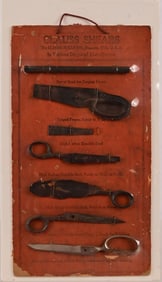 Vintage Clauss Shears Display
