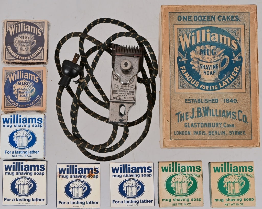 Vintage Race Electric Hair Cutter & Williams Soap (1 of 8)