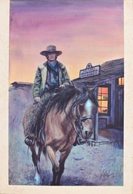"The Drifter" Guy Deel Original Illustration