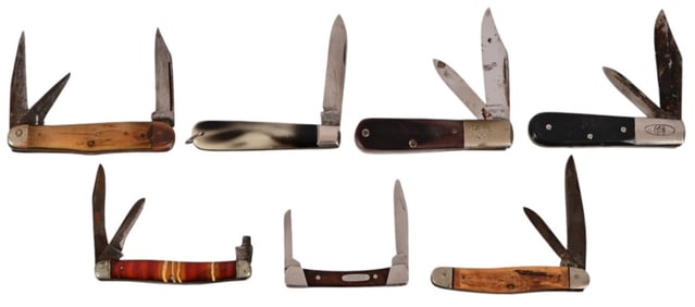 Collection of 7 Vintage Assorted Pocket Knives