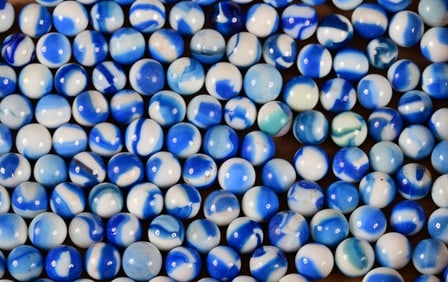 Collection of 201 Vintage Marbles