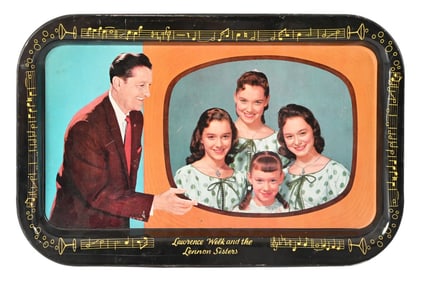 Lawrence Welk, The Lennon Sisters Tin Serving Tray