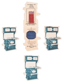 Four Keeley Stove Columbia Line Sewing Kits
