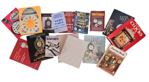 Collection of Clock and Watch Reference Books