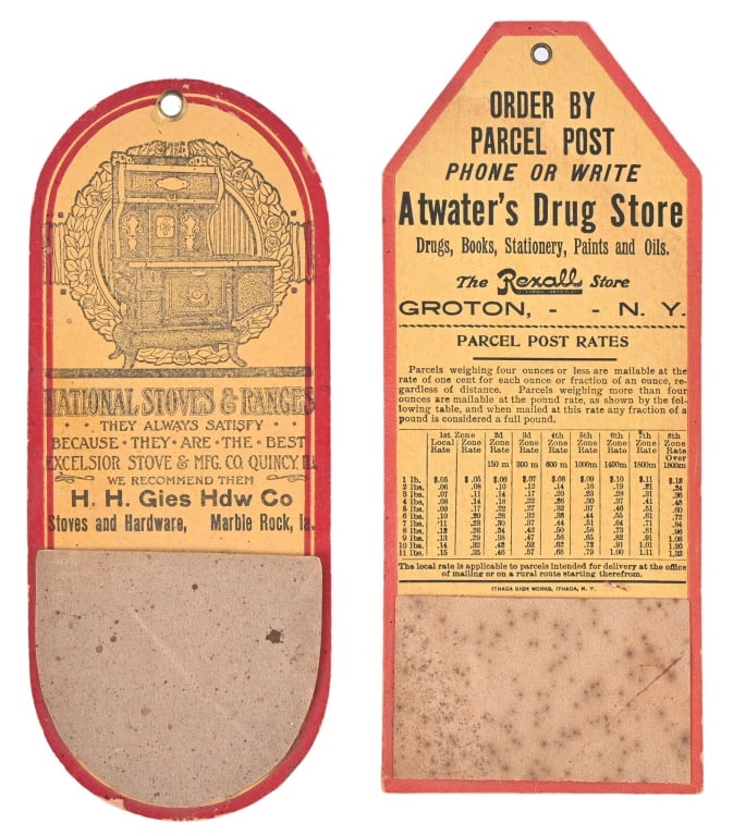 Two Antique Wall Hanging Match Strikers (1 of 3)