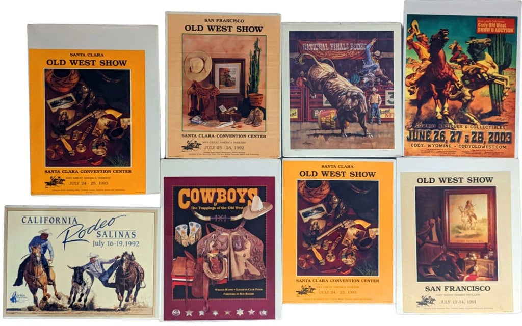 Eight Old West Show & Rodeo Posters (1 of 10)