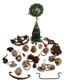Large Collection of Cabinet Pulls and Knobs