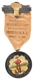 1910 National Haymakers' Delegate Ribbon