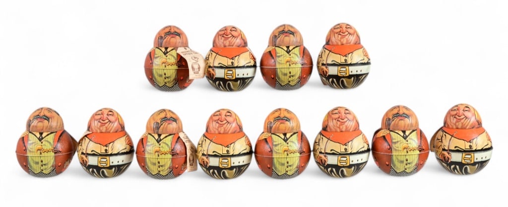 Collection of Twelve 1979 Roly Poly Tobacco Tins (1 of 14)