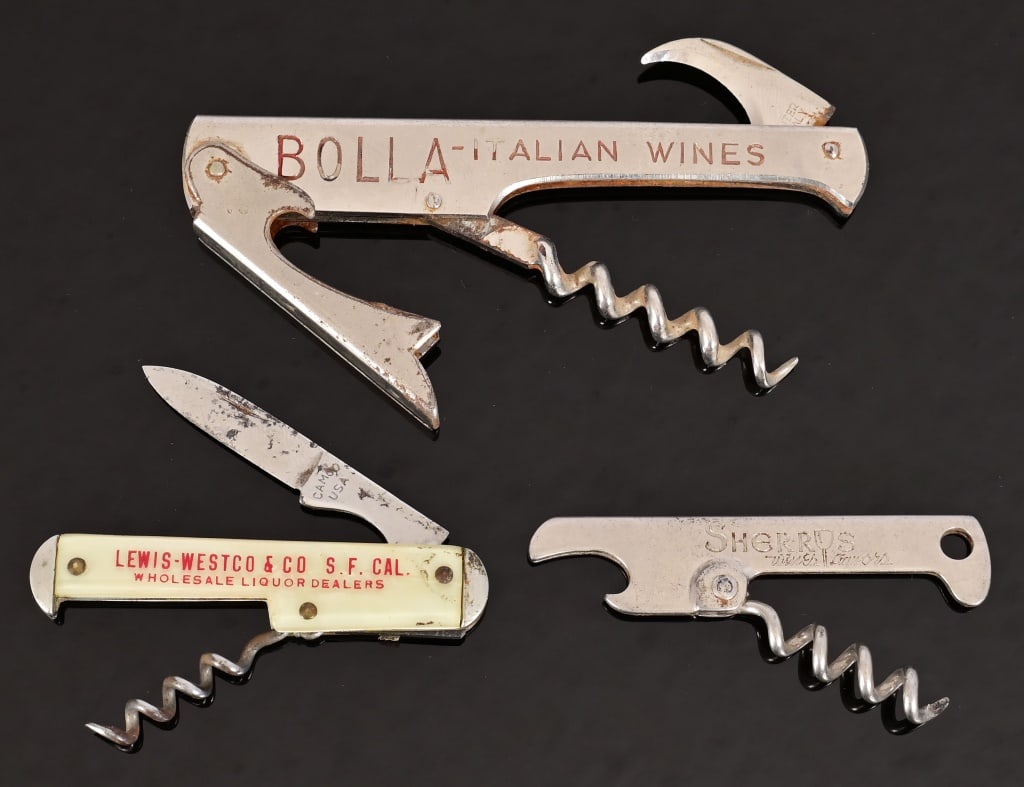 Three Advertiseing Wine/ Bottle Openers (1 of 3)