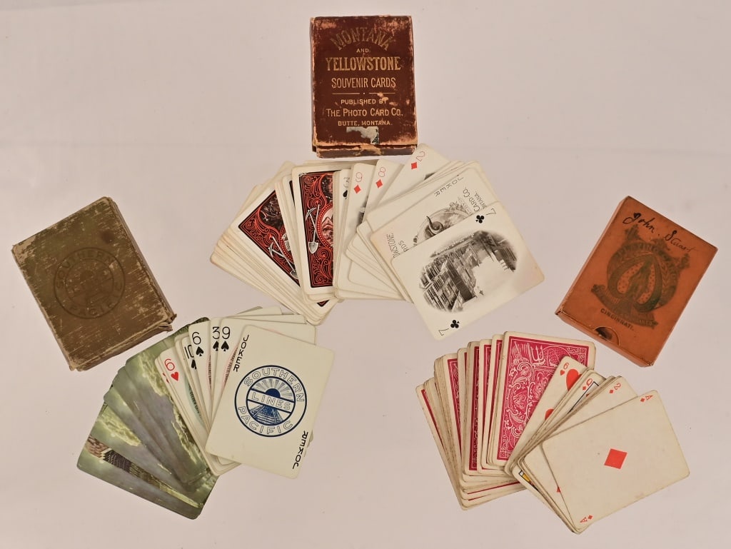 Three Decks of Souvenir & Advertising Playing Cards (1 of 5)
