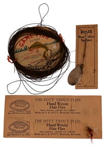 Antique Fishing Tackle Displays