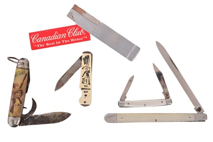 Collection 4 Assorted Pocket Knives