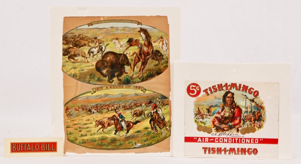 Vintage Western Cigar Lithograph Labels (1 of 5)
