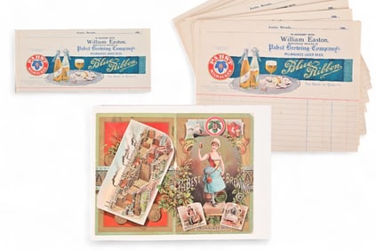 Pre-Prohibition Pabst Brewing Litho, Order Card
