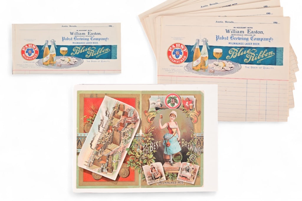 Pre-Prohibition Pabst Brewing Litho, Order Card (1 of 5)