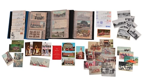 Collection of Vintage Firefighter Post Cards