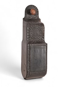 Rare Late 1800's Barler's Shine Cabinet