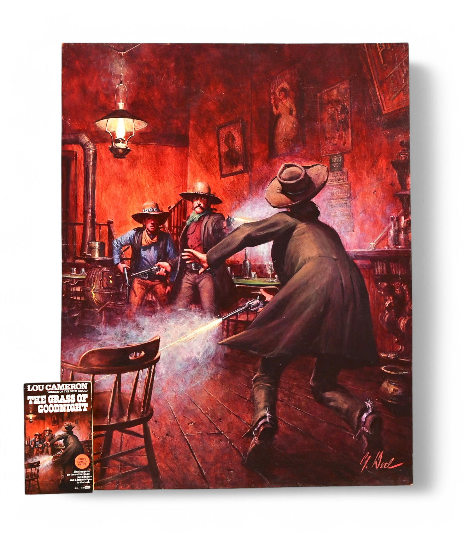 "Grass Of Goodnight" Guy Deel Painting (1 of 4)