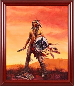 "The Quest" Guy Deel Original Pulp Art Illustration