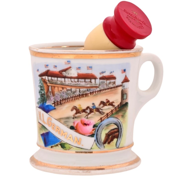 Horse Race Breeder's Occupational Shaving Mug (1 of 4)