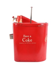 Vintage Coca-Cola Glasco Stadium Vendor Dispenser
