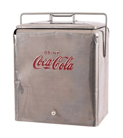 Vintage Coca-Cola Aluminum Cooler