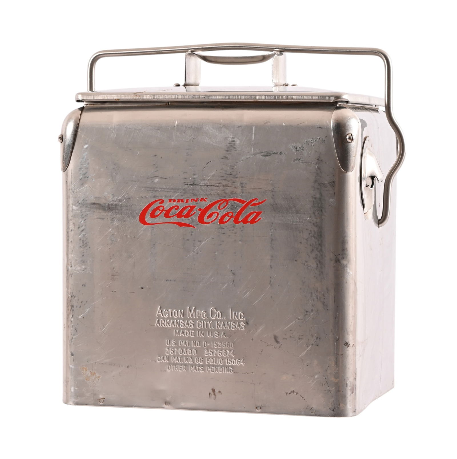 Vintage Coca-Cola Small Aluminum Cooler (1 of 10)