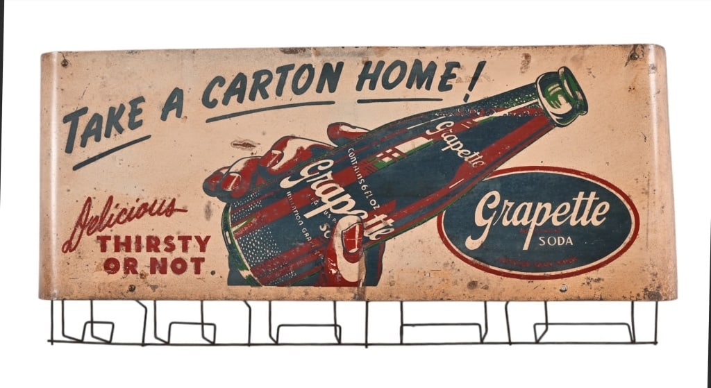 Grapette Advertising Bag Rack Country Store (1 of 4)
