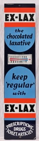 Ex-Lax Advertising Porcelain Thermometer