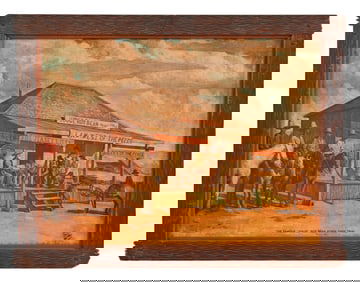 Pearl Beer Judge Roy Bean Advertising Sign