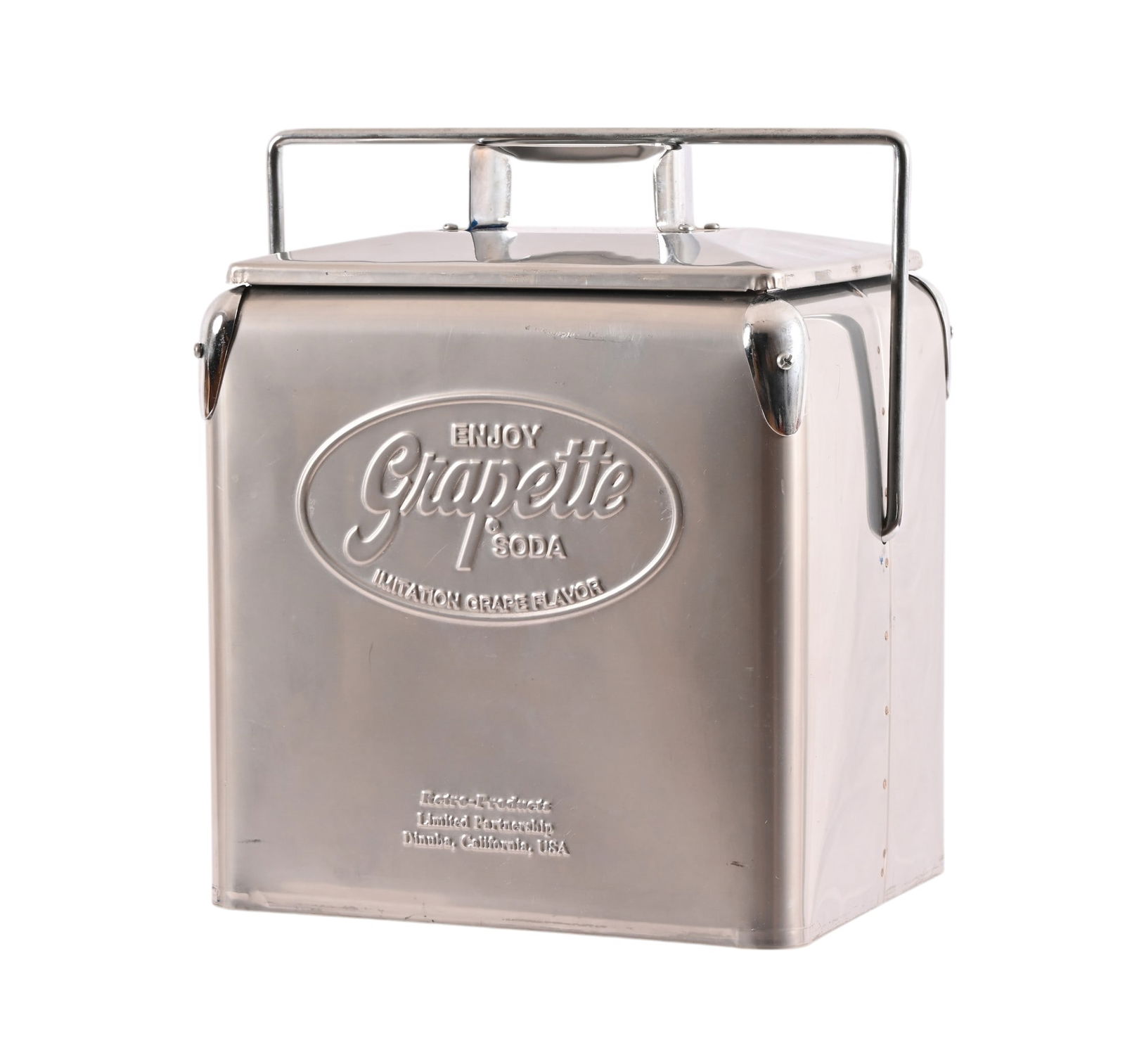 Grapette Soda Vintage Aluminum Cooler (1 of 8)
