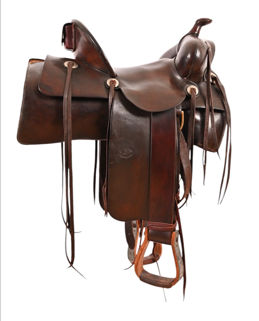 Early R.T. Frazier Square Skirted Stock Saddle (1 of 15)