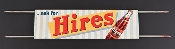 Hires Root Beer Vintage Door Push Sign