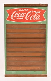Coca-Cola Fish Tail Menu Sign
