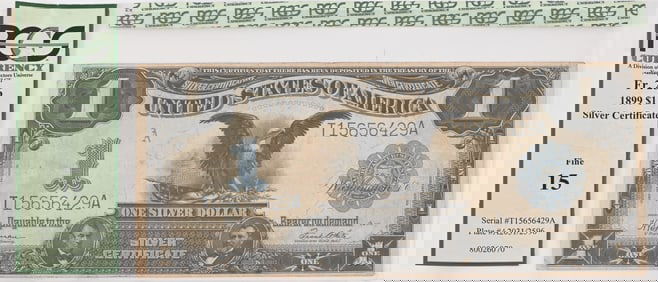 1899 $1 Silver Certificate PCCS 15 Fine