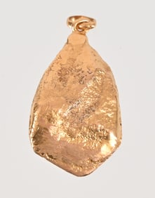 Gold Nugget Pendant