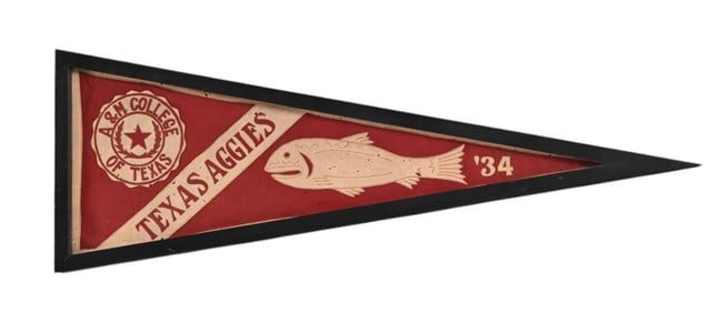 Texas A&M College 1934 Souvenir Pennant