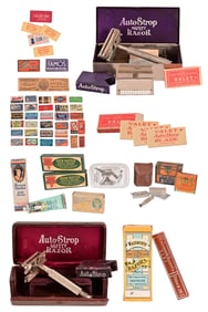 Collection of Antique Barbershop Memorabilia