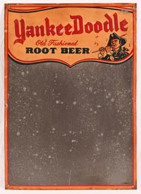 Yankee Doodle Root Beer Tin Chalkboard Menu Sign